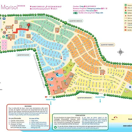 Kemping Mobil-home Torreilles-plage - 5 Etoiles Le Marisol *